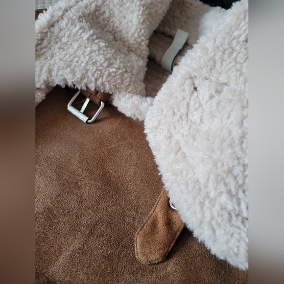 Zara Men's faux fur suede coat - Picture 4 of 6